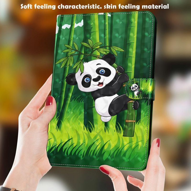 Kožené Pouzdro Samsung Galaxy Tab A8 (2021) Panda