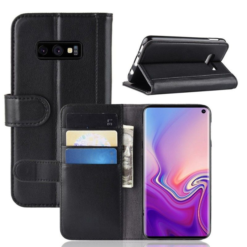 Kožený Kryt Na Samsung Galaxy S10e Štípaná Kůže