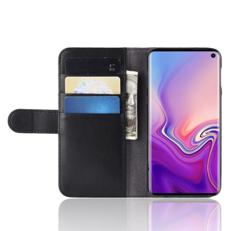 Kožený Kryt Na Samsung Galaxy S10e Štípaná Kůže