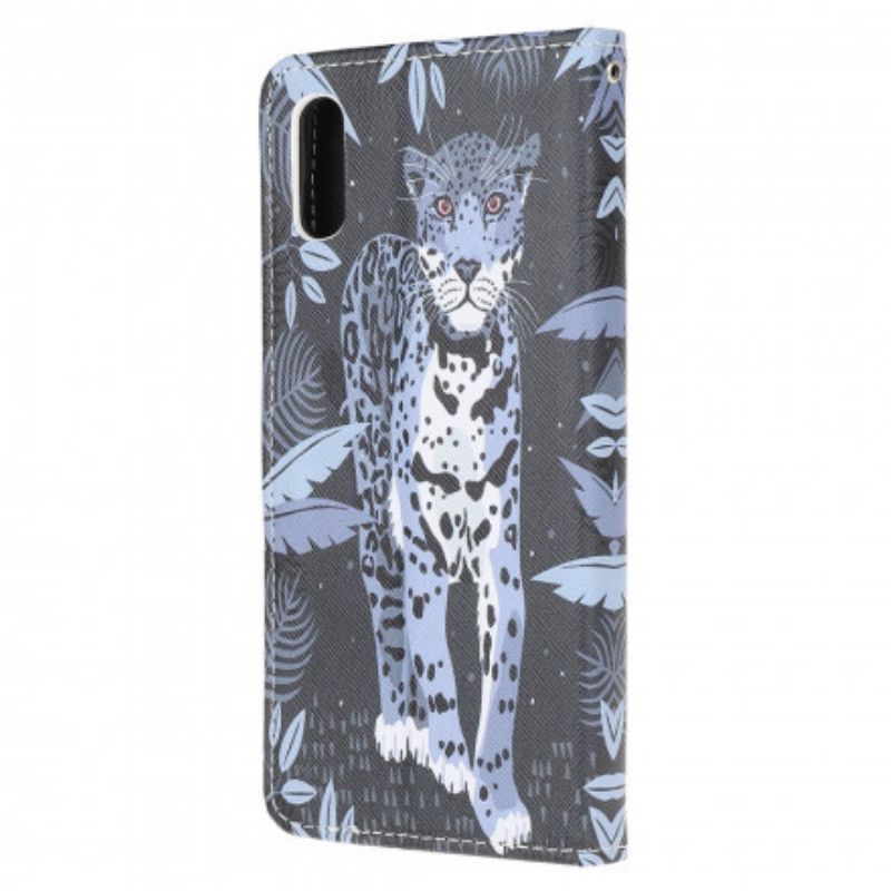 Kožený Kryt Na Samsung Galaxy Xcover 5 Tanga Leoparda