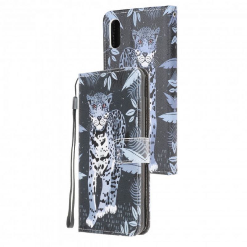 Kožený Kryt Na Samsung Galaxy Xcover 5 Tanga Leoparda