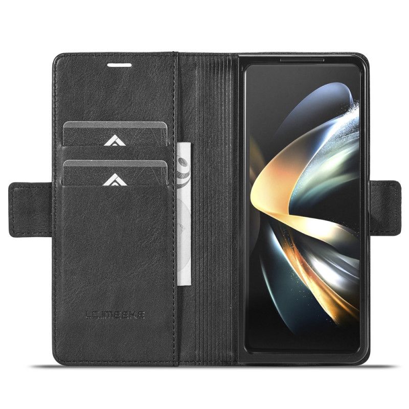 Kožený Kryt Na Samsung Galaxy Z Fold 5 Kožené Provedení Rfid Lc.imeeke