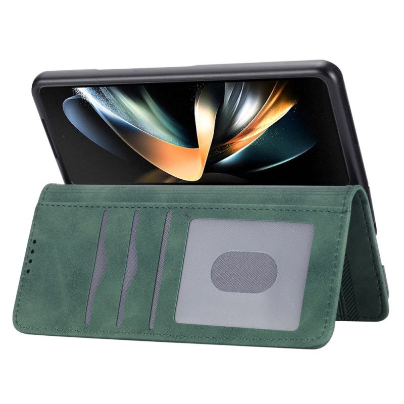 Kožený Kryt Na Samsung Galaxy Z Fold 6 Dierfeng