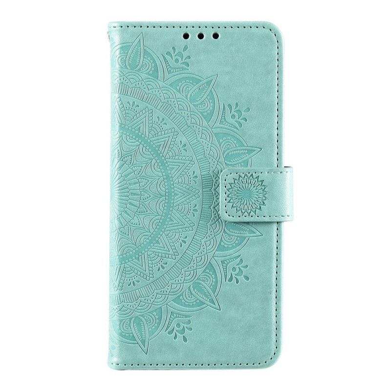 Kožený Kryt Samsung Galaxy A13 5g Sluneční Mandala