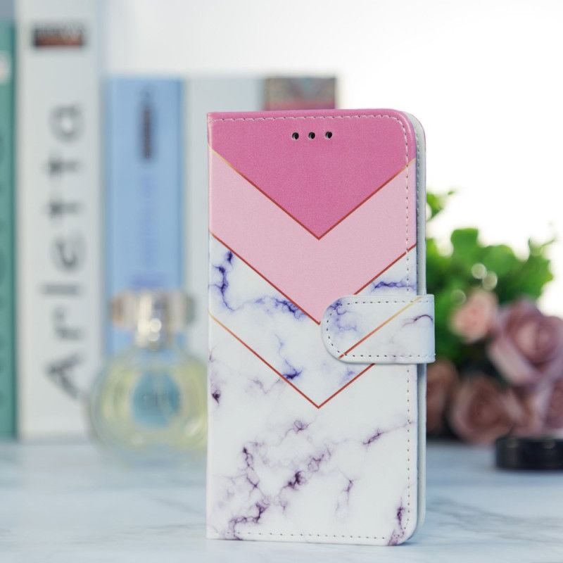 Kožený Kryt Samsung Galaxy A55 5g Uzený Mramor V Lnaière