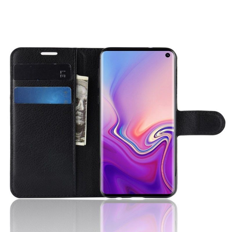 Kožený Kryt Samsung Galaxy S10e Retro Umělá Kůže