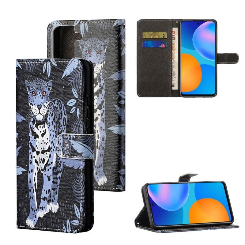 Kožený Kryt Samsung Galaxy S21 5g Tanga Leoparda