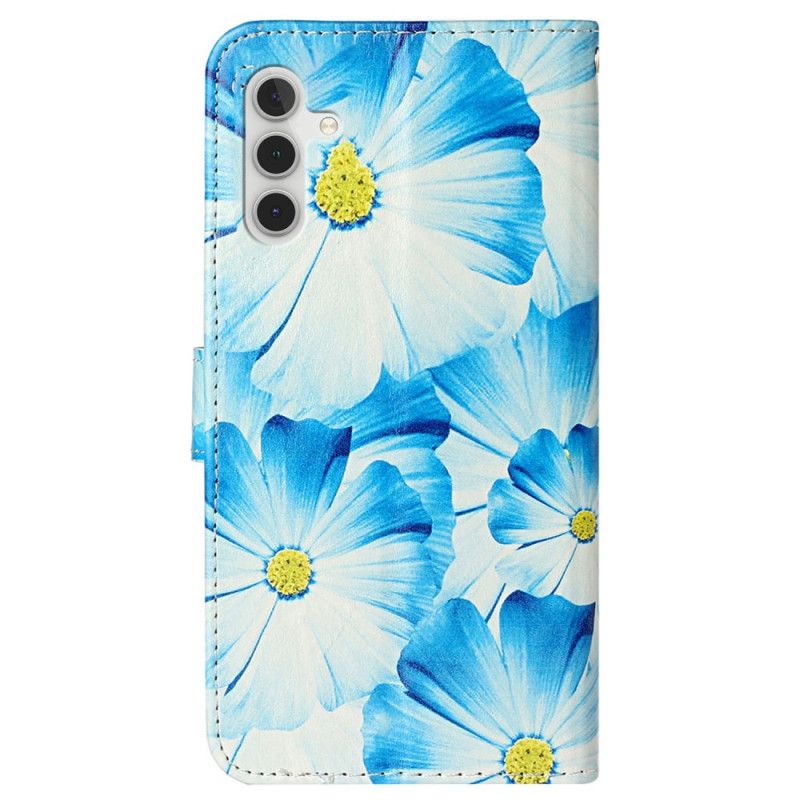 Kožený Kryt Samsung Galaxy S24 Fe Orchideje