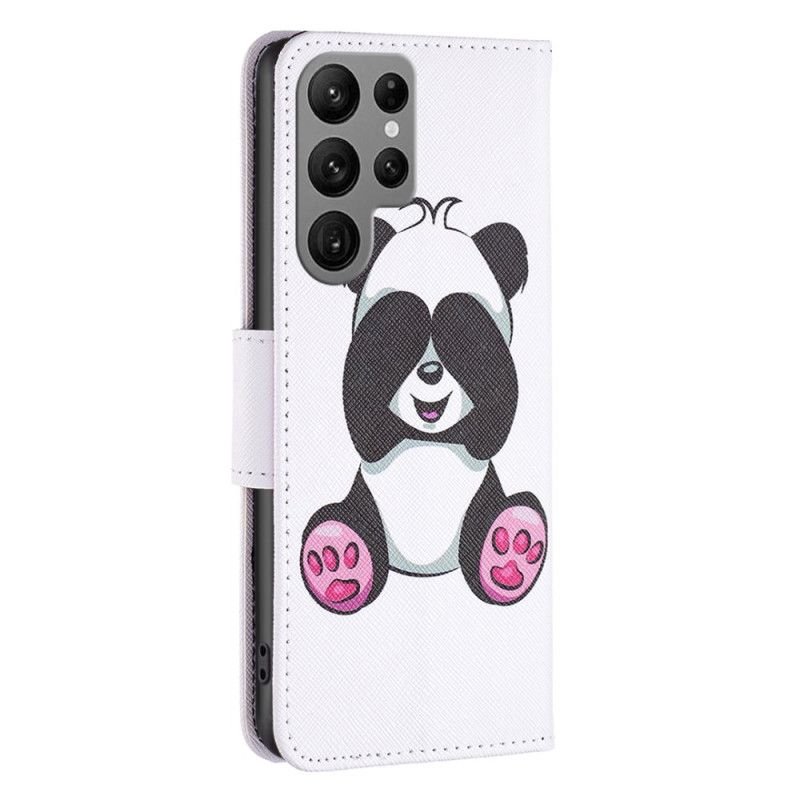 Kožený Kryt Samsung Galaxy S24 Ultra 5g Panda