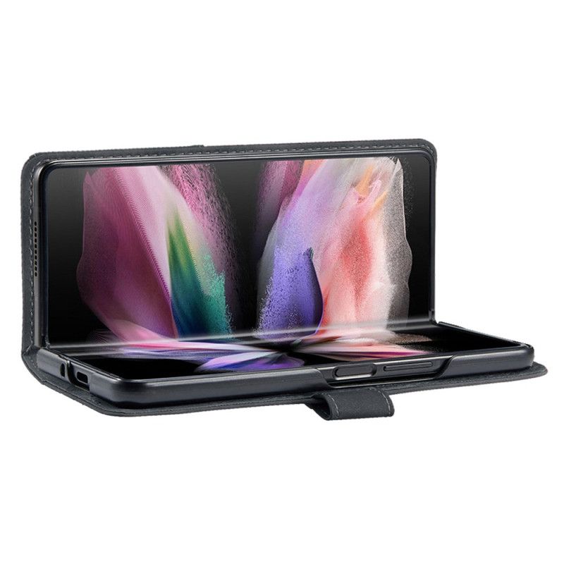 Kožený Kryt Samsung Galaxy Z Fold 5 Barva Binfen