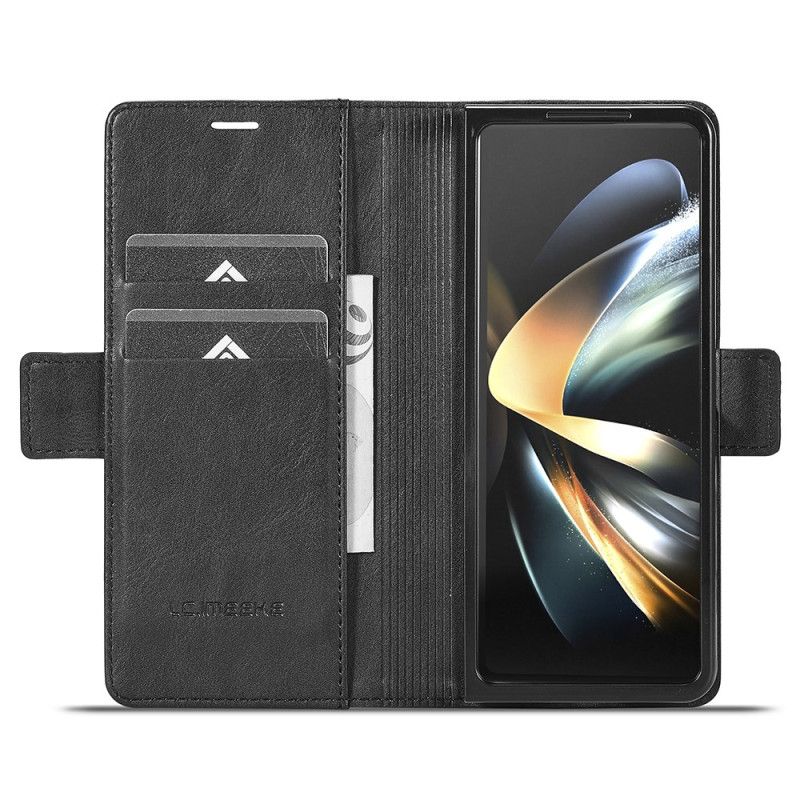 Kožený Kryt Samsung Galaxy Z Fold 6 Klasický Lc.imeeke