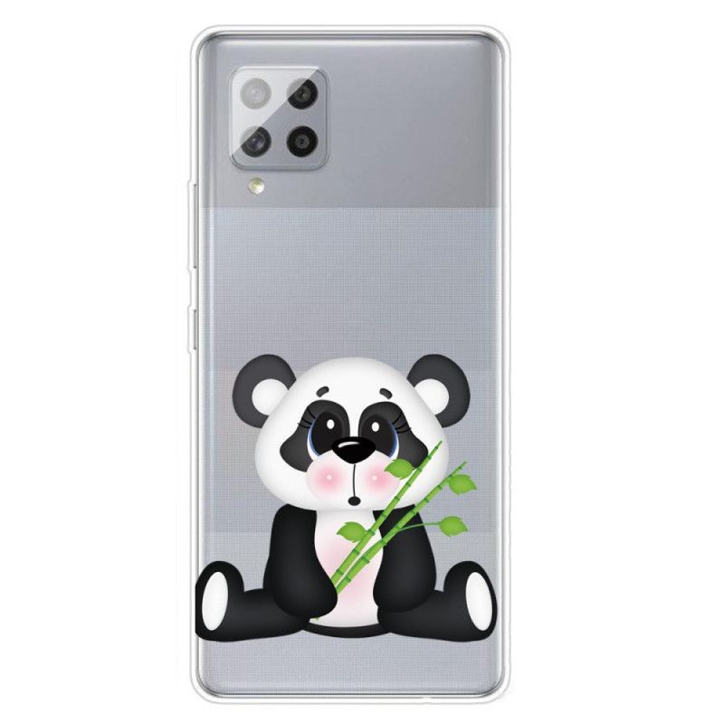 Kryt Na Samsung Galaxy A42 5g Průhledná Smutná Panda