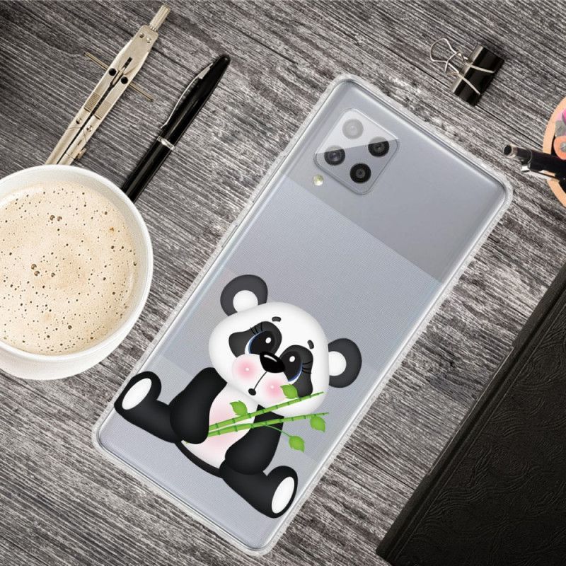 Kryt Na Samsung Galaxy A42 5g Průhledná Smutná Panda