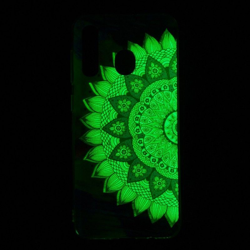 Kryt Na Samsung Galaxy A50 Fluorescenční Barevná Mandala