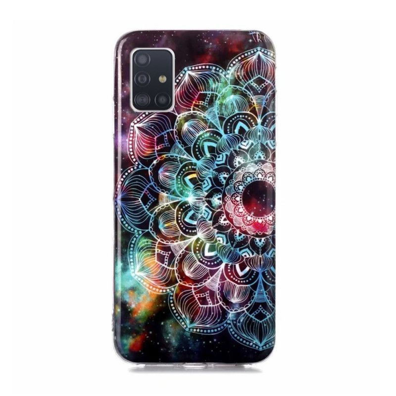 Kryt Na Samsung Galaxy A51 5g Fluorescenční Květinová Série