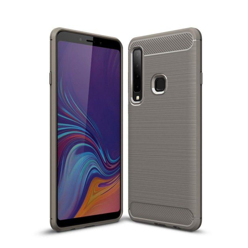 Kryt Na Samsung Galaxy A9 Kartáčované Uhlíkové Vlákno