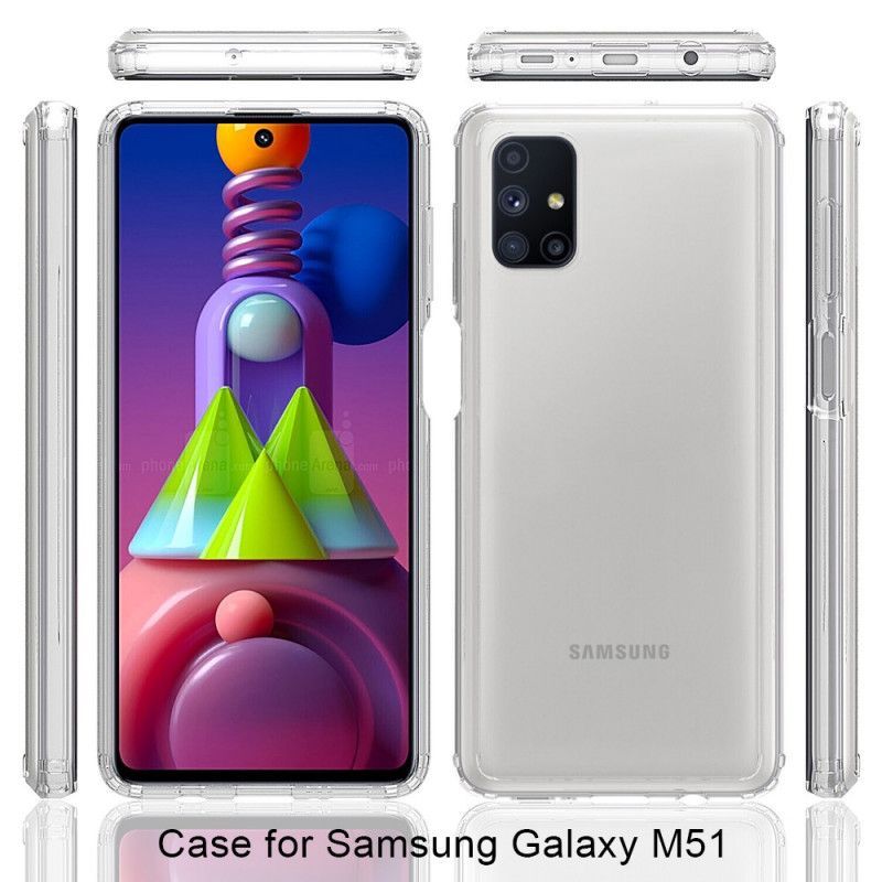 Kryt Na Samsung Galaxy M51 Průhledný Krystal