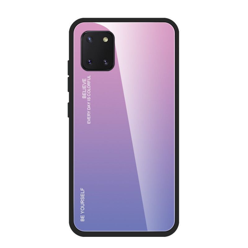 Kryt Na Samsung Galaxy S10 Lite Tvrzené Sklo Buďte Sami Sebou