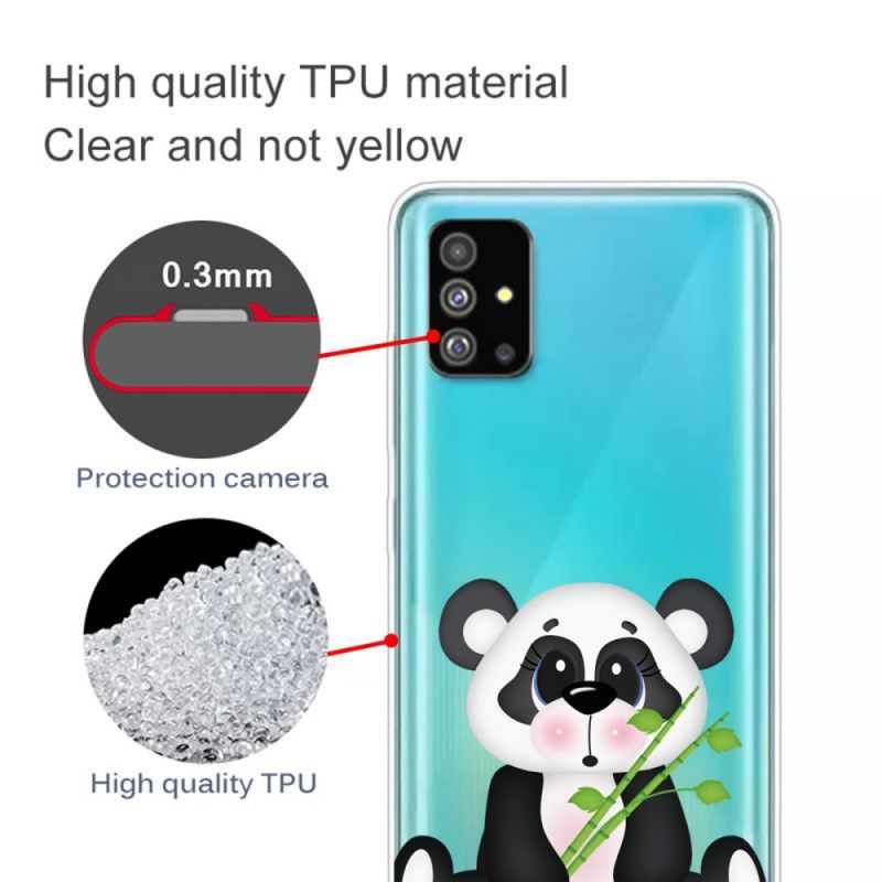 Kryt Na Samsung Galaxy S20 Průhledná Smutná Panda