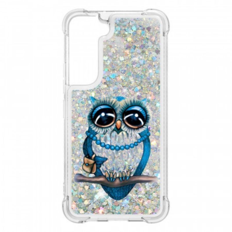 Kryt Na Samsung Galaxy S22 5G Slečna Owl Sequins