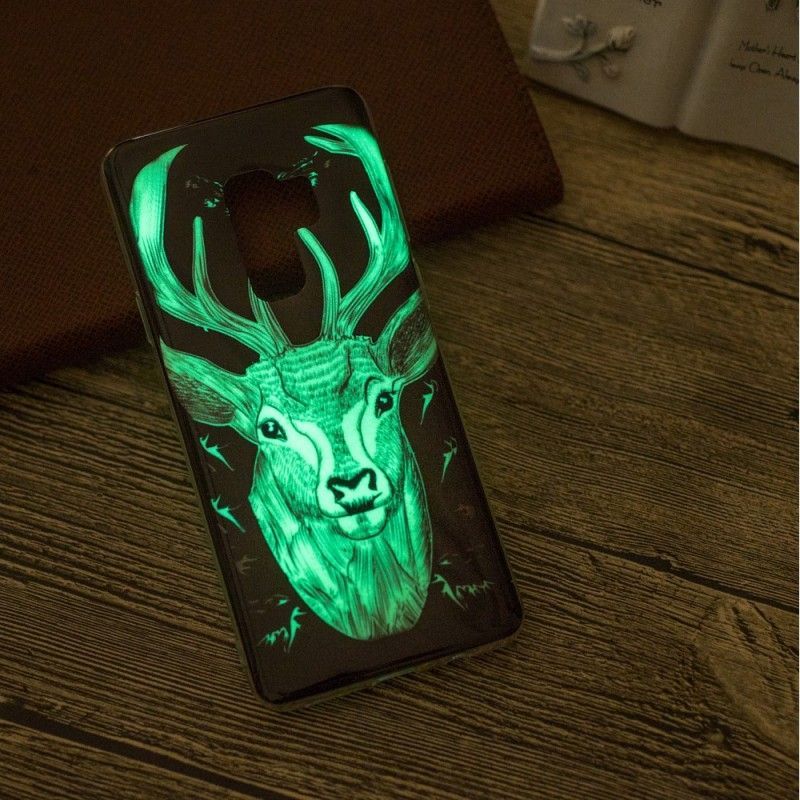 Kryt Na Samsung Galaxy S9 Fluorescenční Majestátní Jelen