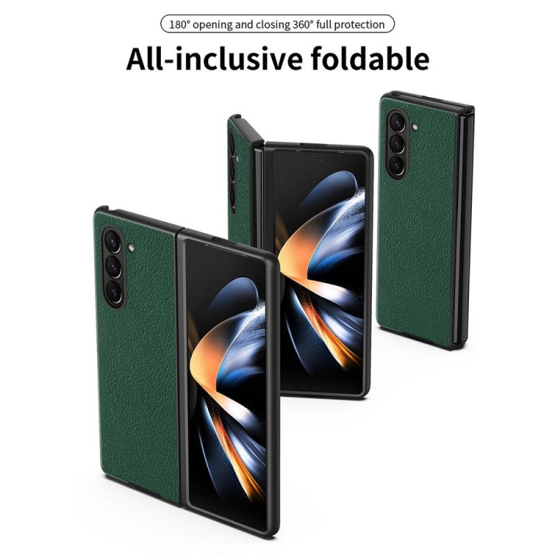 Kryt Na Samsung Galaxy Z Fold 6 Umělá Kůže Litchi