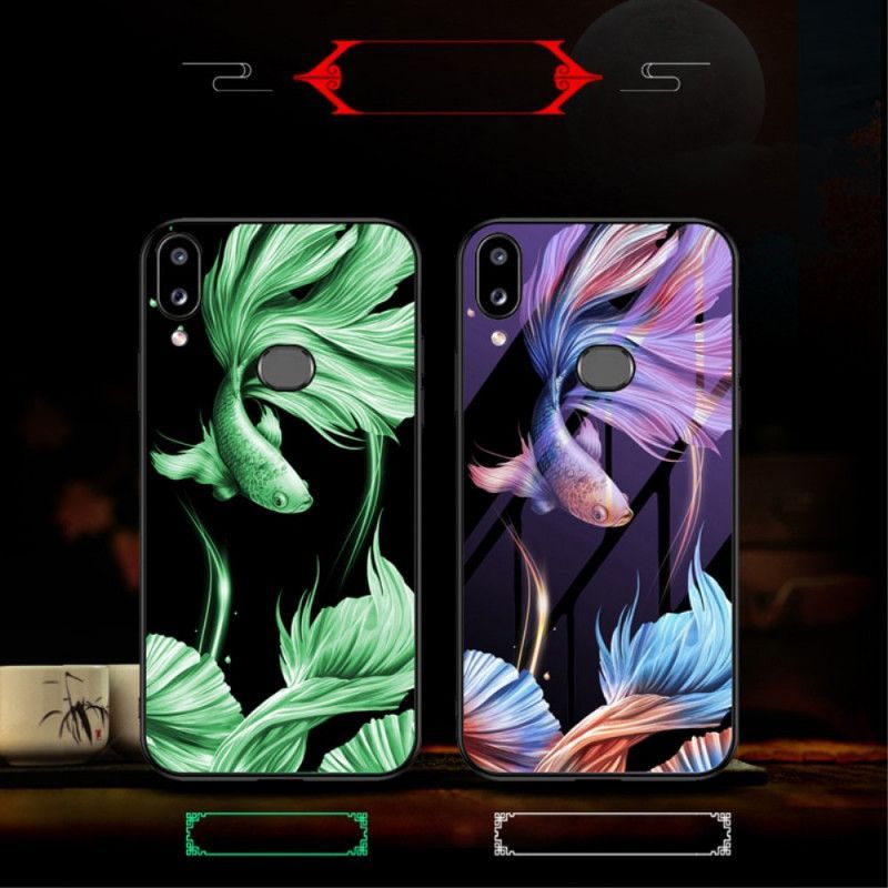 Kryt Samsung Galaxy A10s Tvrzené Sklo S Fluorescenčním Vzorem