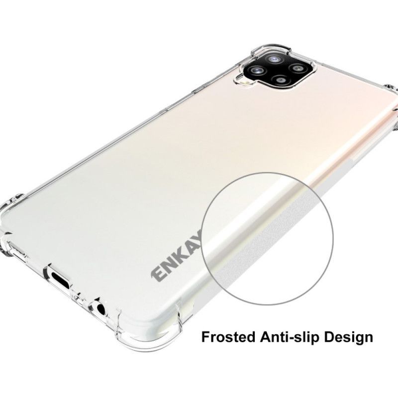 Kryt Samsung Galaxy A12 Transparentní Enkay