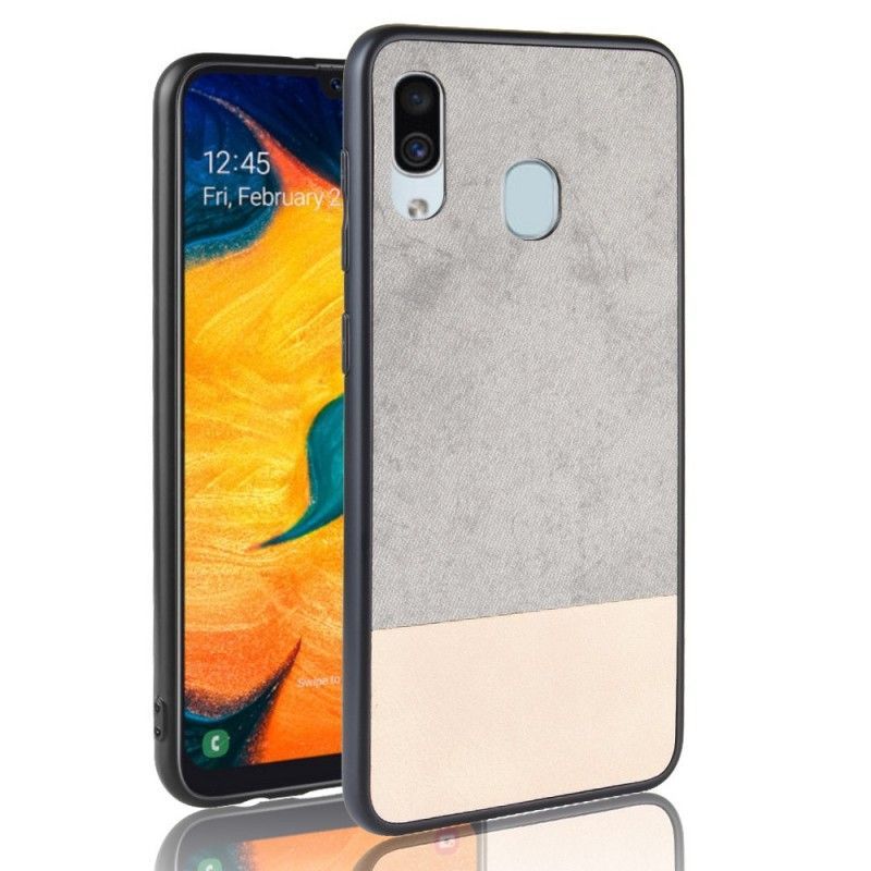 Kryt Samsung Galaxy A30 Dvoubarevná Imitace Kůže