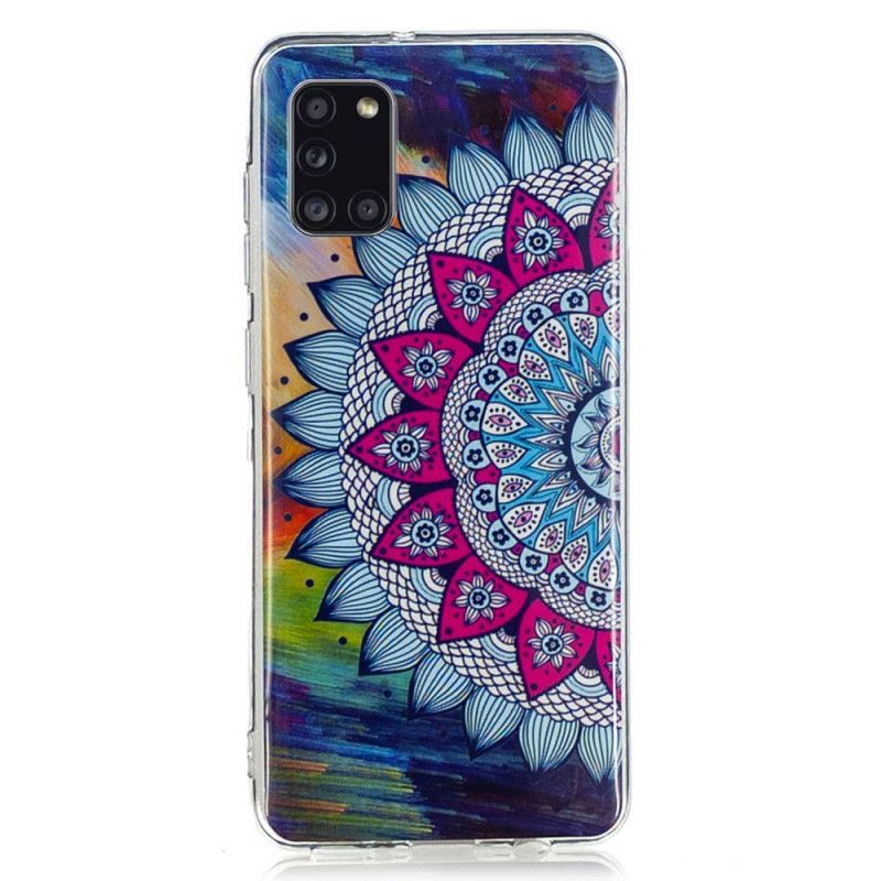 Kryt Samsung Galaxy A31 Fluorescenční Barevná Mandala