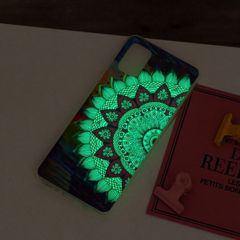 Kryt Samsung Galaxy A31 Fluorescenční Barevná Mandala