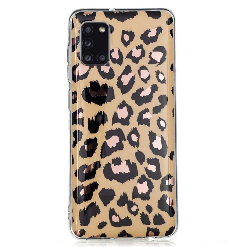 Kryt Samsung Galaxy A31 Mramor Ve Stylu Leoparda