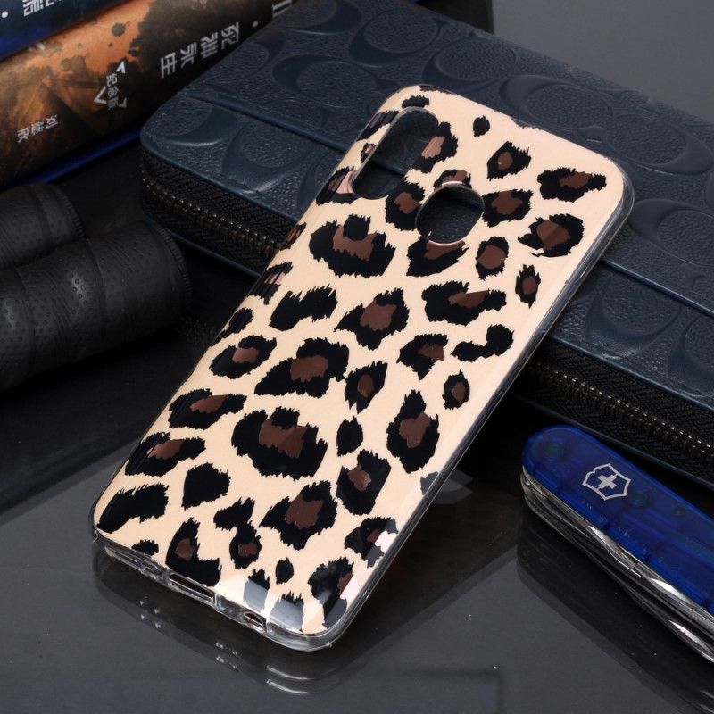 Kryt Samsung Galaxy A40 Mramor Ve Stylu Leoparda