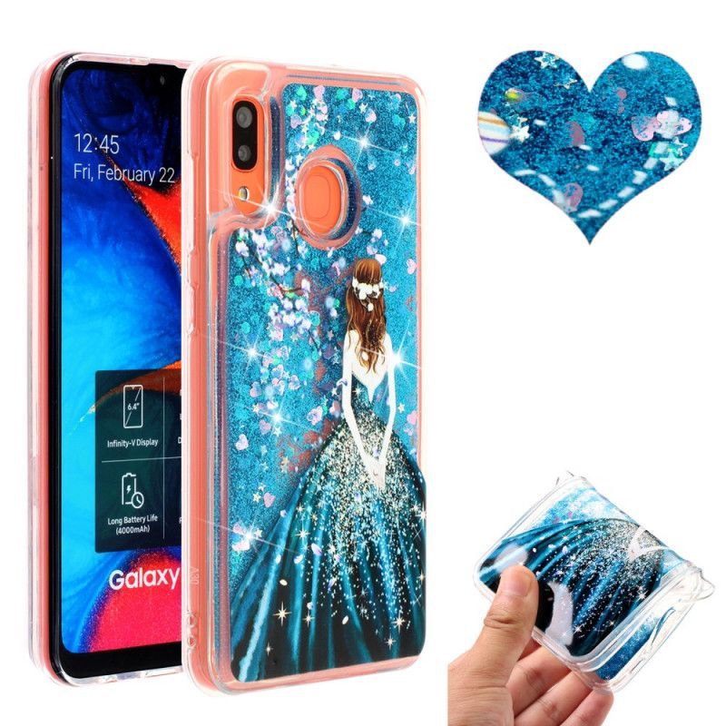 Kryt Samsung Galaxy A40 Třpytivá Princezna