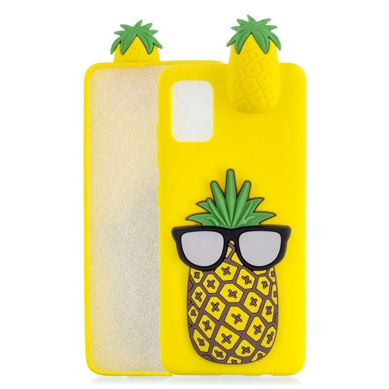 Kryt Samsung Galaxy A41 Cool Ananas 3d