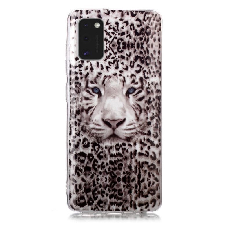 Kryt Samsung Galaxy A41 Fluorescenční Leopard