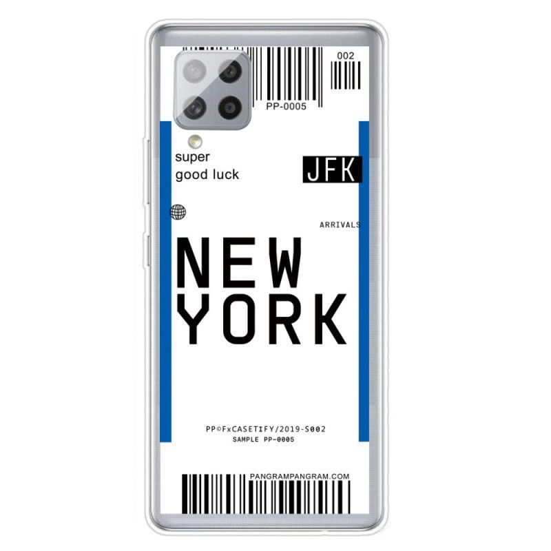 Kryt Samsung Galaxy A42 5g Palubní Vstupenka Do New Yorku