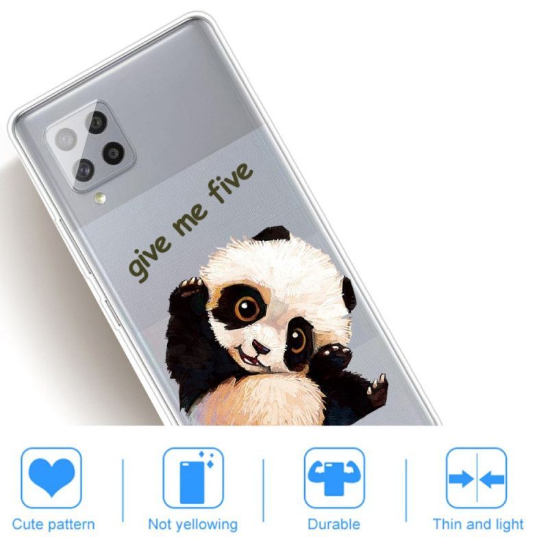 Kryt Samsung Galaxy A42 5g Průhledná Panda Dej Mi Pět