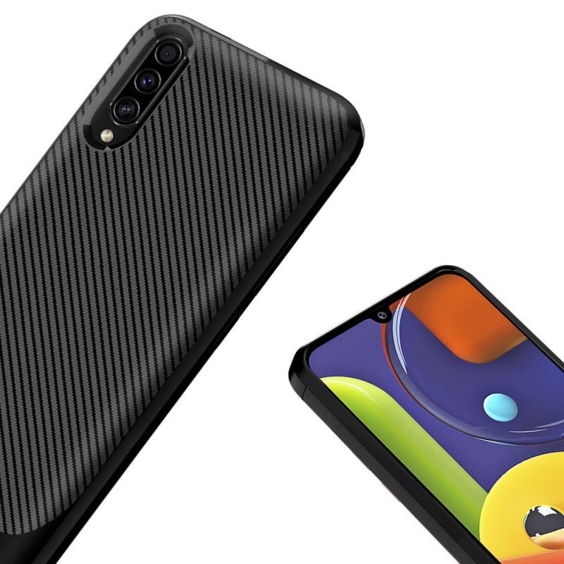 Kryt Samsung Galaxy A50 Moderní Flexibilní Uhlíkové Vlákno