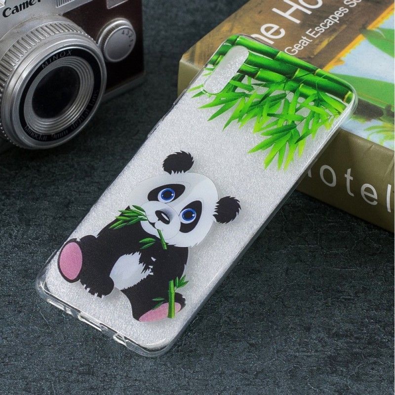 Kryt Samsung Galaxy A50 Průhledná Panda Jíst