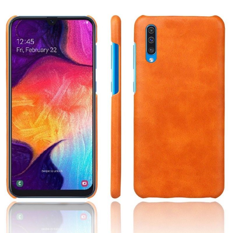 Kryt Samsung Galaxy A50 Výkonný Efekt Liči Kůže