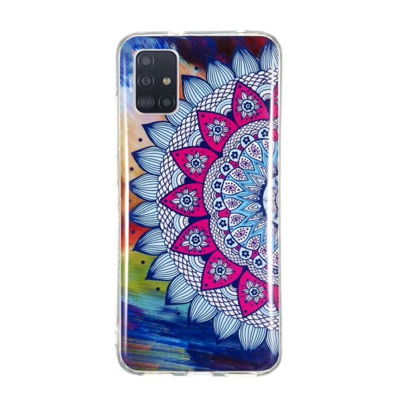 Kryt Samsung Galaxy A51 5g Fluorescenční Barevná Mandala