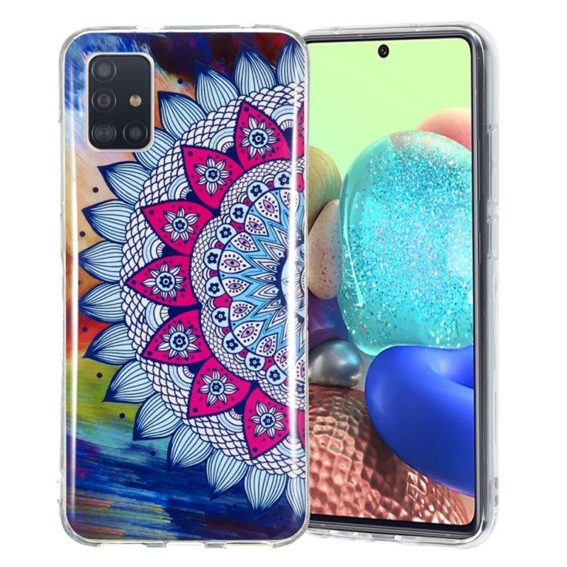 Kryt Samsung Galaxy A51 5g Fluorescenční Barevná Mandala