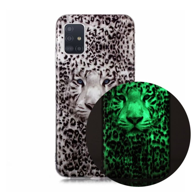 Kryt Samsung Galaxy A51 5g Fluorescenční Leopard