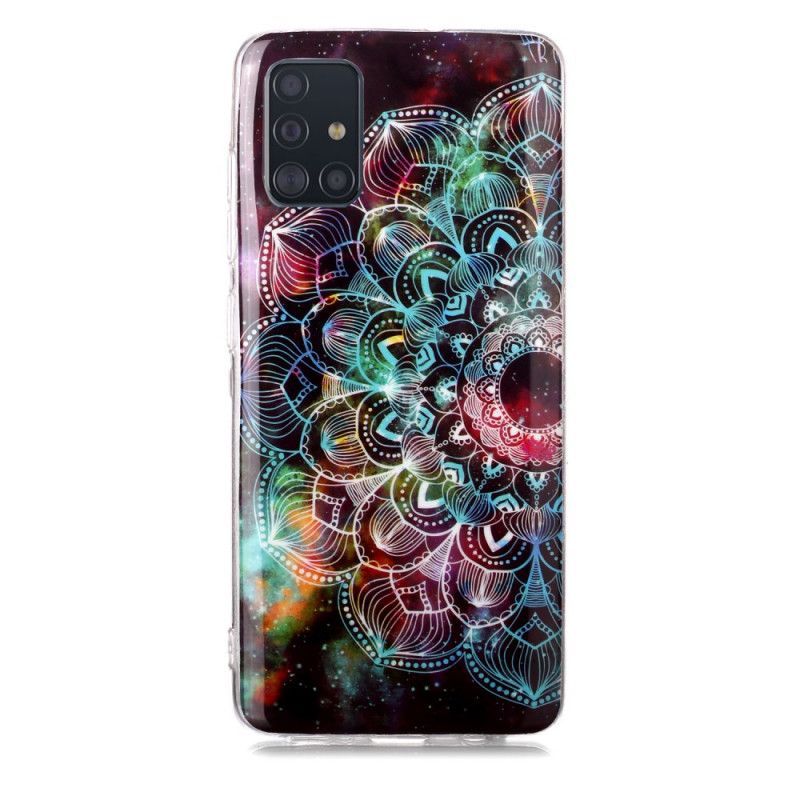 Kryt Samsung Galaxy A51 Fluorescenční Květinová Série