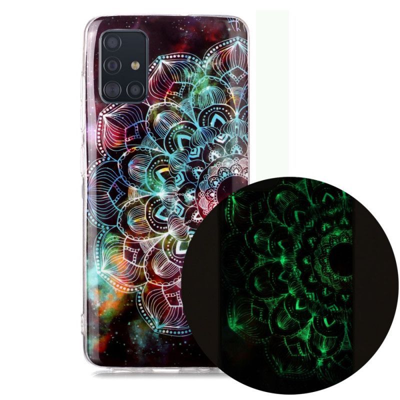 Kryt Samsung Galaxy A51 Fluorescenční Květinová Série