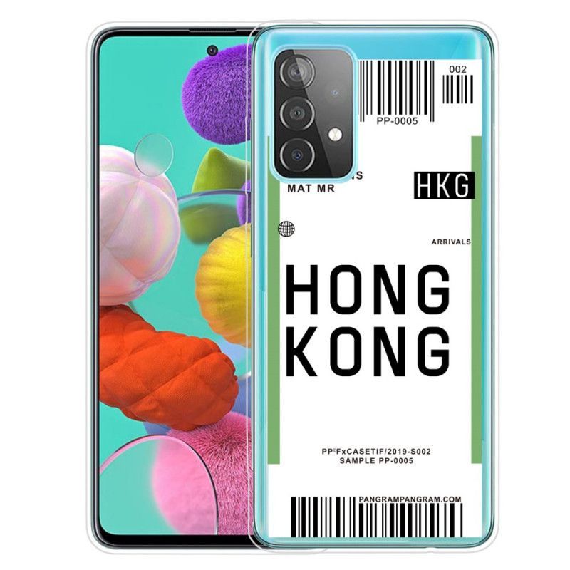 Kryt Samsung Galaxy A52 4g / A52 5g Palubní Vstupenka Do Hong Kongu