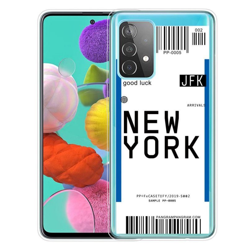 Kryt Samsung Galaxy A52 4g / A52 5g Palubní Vstupenka Do New Yorku