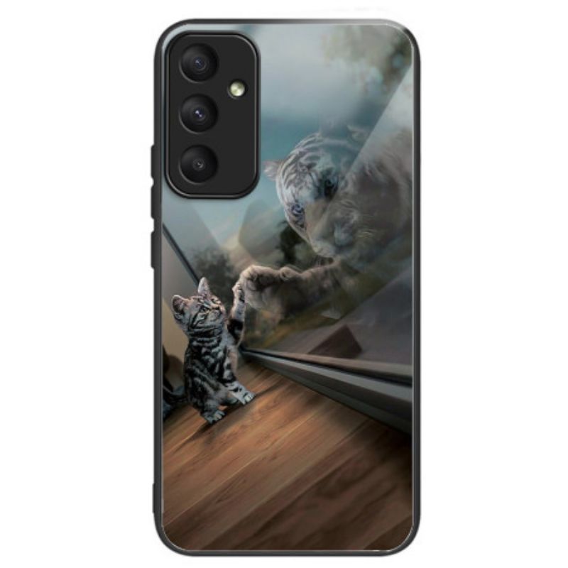 Kryt Samsung Galaxy A55 5g Tvrzené Sklo Cat Mirror