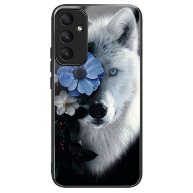 Kryt Samsung Galaxy A55 5g Tvrzené Sklo Wolf Floral